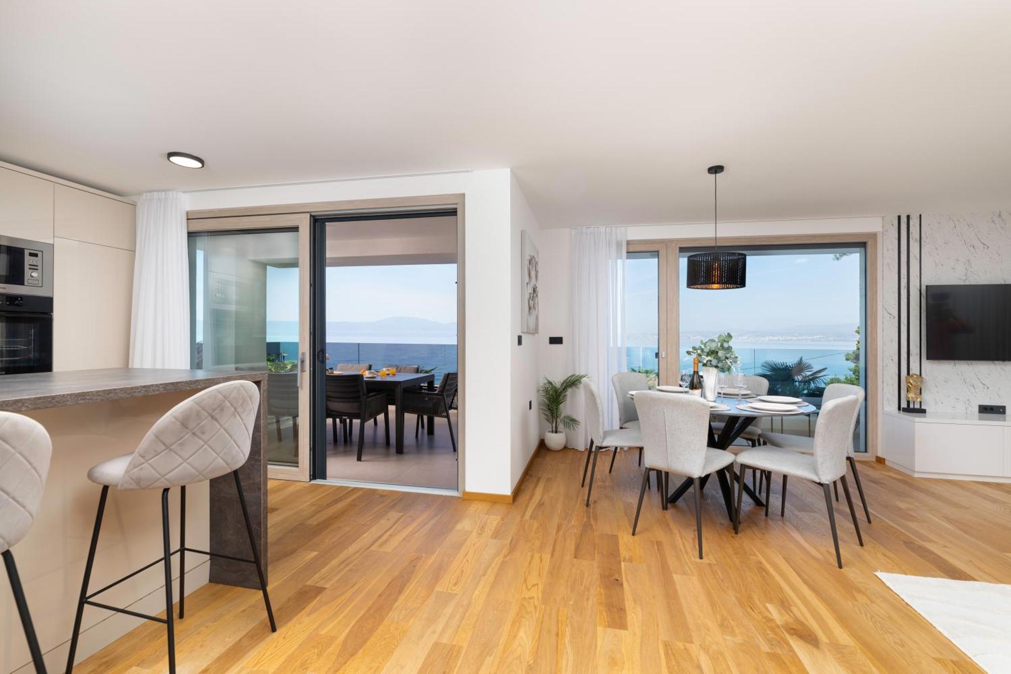 Villa Njivice Apartman Marina エクステリア 写真